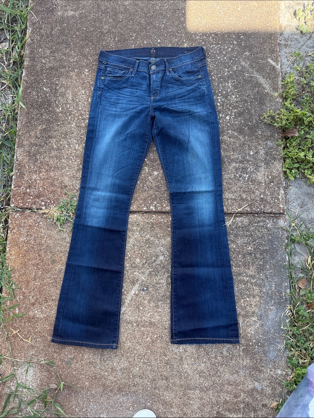 Citizens Of Humanity Dark Indigo Flare Jeans. Size 27 EUC